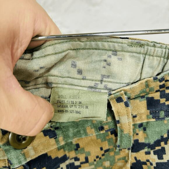 Set USMC MARPAT Digital Woodland Camo Cargo Pants Slant Pocket Shirt US Marines - Picture 16 of 16